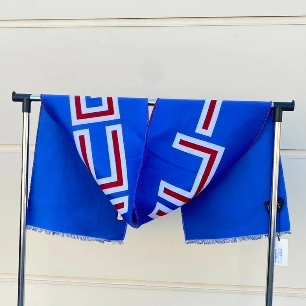 🆕⭐️GUCCI🌟 NEW LTD ED. Sig. Heron Logo Wool Scarf UNISEX (2019) | New w. tags!